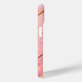 Chic Rose Gold mädchenhaft elegant geometrisch Case-Mate iPhone Hülle (Rückseite / Rechts)