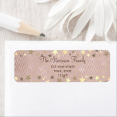 Chic Rose Gold Rücksendeadresse (Insitu)