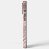 Chic Rose Gold Streifen Case-Mate iPhone Hülle (Rückseite / Links)