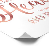 Chic Rose Gold, WENN HEAVEN NICHT SO WEIT WAR Druc Poster (Ecke)