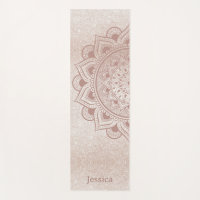 Chic Rose Gold Yogi Mandala Namaste Om Individuell