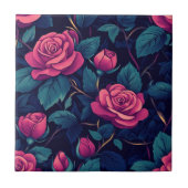 Chic Rose Keramik Fliesen für die rustikale Küche (Vorderseite)