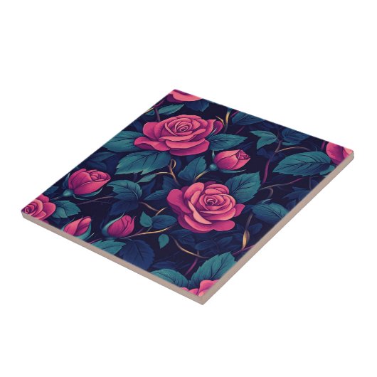 Chic Rose Keramik Fliesen für die rustikale Küche (Seite)