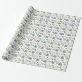 Chic Rose Meadow Geschenkpapier (Ungerollt)