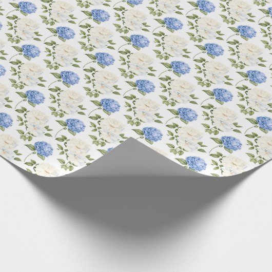 Chic Rose Meadow Geschenkpapier (Ecke)