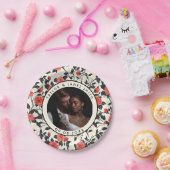 Chic Rose Minimalistische Hochzeiten Teller für Pa (Party)