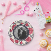 Chic Rose Minimalistische Hochzeiten Teller für Pa (Party)