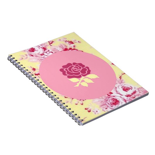 Chic Rose Notebook Notizblock (Rechte Seite)