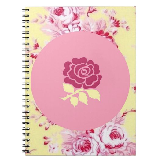 Chic Rose Notebook Notizblock (Vorderseite)