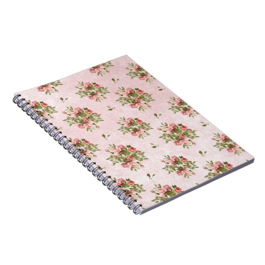 Chic Rose Notizblock (Rechte Seite)