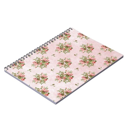 Chic Rose Notizblock (Linke Seite)