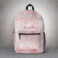 Chic Rose Rose Gold Glitzer Tropfen Monogramm