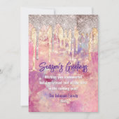 Chic Rose rot Rosa Tropfen Weihnachten Neues Jahr (Vorderseite)