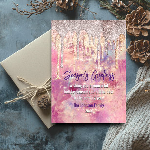 Chic Rose rot Rosa Tropfen Weihnachten Neues Jahr