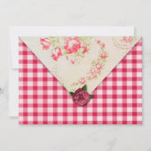 Chic Rose Save the Date (Vorderseite)