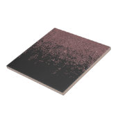 Chic-Rosen-Goldgesprenkeltes Glitzer Ombre Fliese (Seite)