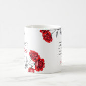 Chic Rote Rosen Best Oma Kaffeetasse (Mittel)