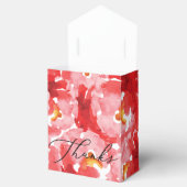 Chic Rote Rosen Brautparty Geschenkschachtel (Geöffnet)