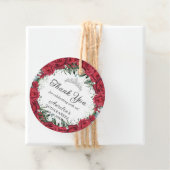 Chic Rote Rosen Floral Wreath Silver Princess Tiar Geschenkanhänger (Beispiel)