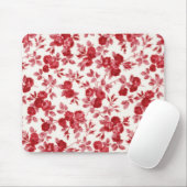 Chic Rote Rosen Mouse Pad Mousepad (Mit Mouse)