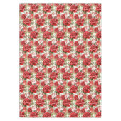 Chic Rote Rosen Tischdecke (Vorderseite)