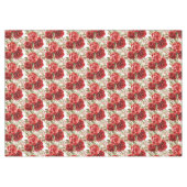 Chic Rote Rosen Tischdecke (Vorderseite (Horizontal))
