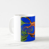 Chic Round Hakuna Matata Navy Blue Kollektion Kaffeetasse (Vorderseite Links)