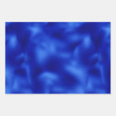 Chic Royal Blue Foil Hanukkah Wrapping Paper Sheet Geschenkpapier Set (Vorderseite 2)