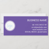 CHIC ROYAL LILA LOYALTY CARD 10 BUSINESS LOGO (Rückseite)