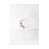 Chic Rustic Boho Wildblume Blumengarten Hochzeit Einladungsbanderole (Vorderseite Beispiel)