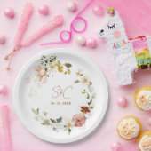 Chic Rustic Boho Wildblume Blumengarten Pappteller (Party)