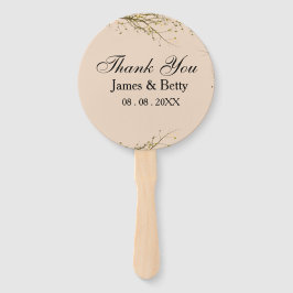 Chic Rustic Vielen Dank für die Tags Fächer