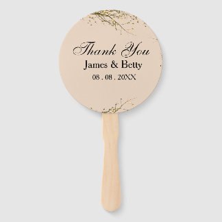 Chic Rustic Vielen Dank für die Tags Fächer