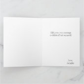 Chic Sakura Pink Blossom Blumenzwiebeln Karte (Innenseite)