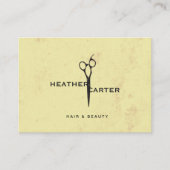 Chic Salon Stylist Terminkarte (Vorderseite)