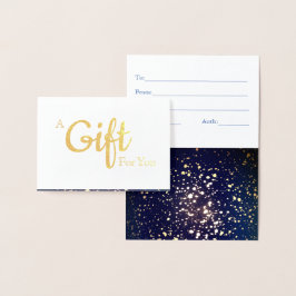 Chic Salon Wellness-Center Foil Gift Card Folienkarte