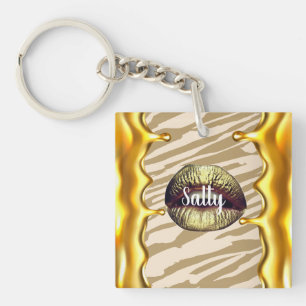 Chic Salty Luxuriöse Tagesgeschenk Sommer Golden L Schlüsselanhänger