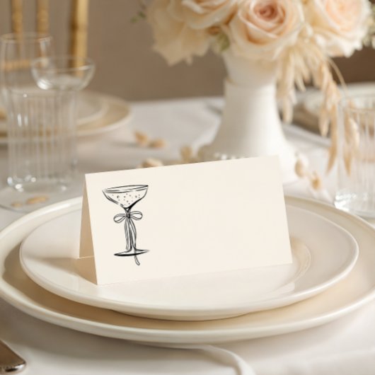 Chic Sand Champagne Platzkarte
