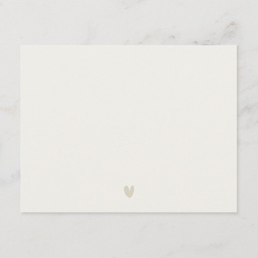 Chic Santorini Griechenland Watercolor Hochzeitsde Begleitkarte (Rückseite)