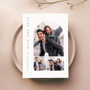 Chic Save the Date, Foto Save the Date Minimalisti Einladung