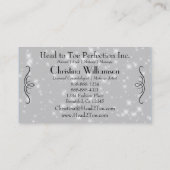 Chic-Schein-Kristall Visitenkarte (Rückseite)