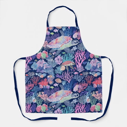 Chic Schildkrötenkorallen Schürze (Vorderseite)