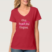 Chic, schönes, elegantes T-Shirt (Vorderseite)