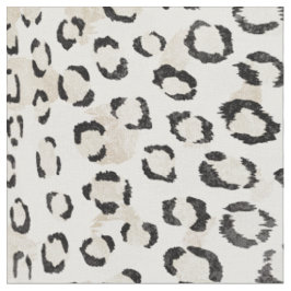 Chic, Schwarz-Weiß-Cheetah-Druck Stoff