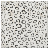 Chic, Schwarz-Weiß-Cheetah-Druck Stoff (Muster)
