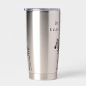 Chic Schwarz-weiß Zebras Thermobecher (Rechts)