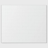 Chic Schwarz-weiße Polka-Punktmuster Geschenk Geschenkpapier (Flach)