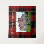 Chic Scottish Ramsay Clan Castle Tartan Tapestan Wandteppich (Vorderseite)