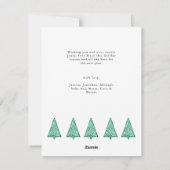 Chic Script 9 Foto Collage Elegante Weihnachten (Rückseite)