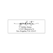 Chic Script Abschluss Rücksendeadresse Permastempel (Design)